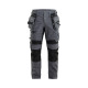 Pantalon X1900 artisan stretch 2D 19901141 - Couleur et taille au choix Gris moyen-noir