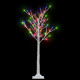 Sapin de noël 120 led saule 1,2 m int/ext - Couleur de l'éclairage au choix Multicolore