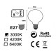 Ampoule led cob e27 g95 6w 220v - couleur eclairage au choix 