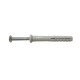 Cheville Tap-Vis tête plate à frapper à collerette plate - 6x40 Bte 100 - ING FIXATIONS - A270080 