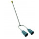 Double godet titane Ø 60, puissance 200 kW + col 550 mm 