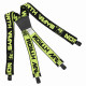 Bretelles - NORTH WAYS - Charlie noir/jaune fluo TU 2040 