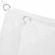 Voile d'ombrage rectangle 3 x 4 m blanc  
