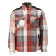 Chemise de travail en flanelle avec doublure fourrure MASCOT Customized - 23104-446-Rouge-M 