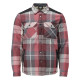 Chemise de travail en flanelle avec doublure fourrure MASCOT Customized - 23104-446-Bordeaux-XL 