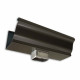Naissance frontale de gouttière aluminium agrafable dév.300 coloris au choix Bronze