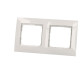 Plaque blanche double 