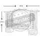 Pergola en pin treillis et banc florence 