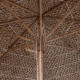 Parasol en bambou avec toit feuille de bananier 210 cm 