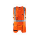 Gilet porte-outils haute visibilité 30271804 - Couleur et taille au choix Orange fluo
