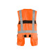 Gilet porte-outils haute-visibilité avec poches flottantes 30321804 - Couleur et taille au choix 
