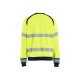 Sweat Multinormes Jaune fluo/Marine 30881762 - Taille au choix 
