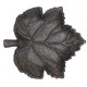 Mangeoire oiseau feuille en fonte 