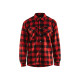 Chemise Flannelle doublée 32251131 - Couleur et taille au choix Rouge-Noir