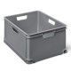 Boîte de rangement unibox xl 60 l gris 