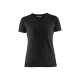 T-shirt coloris femme  33041029 noir
