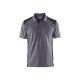 Polo Piqué 33241050 - Couleur et taille au choix Gris moyen-noir