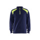 Sweat col camionneur 33531158 - Couleur et taille au choix Marine-Jaune fluo
