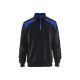 Sweat col camionneur 33531158 - Couleur et taille au choix Bleu Roi-Noir