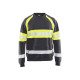 Sweat haute-visibilité 33591158 - Couleur et taille au choix Gris moyen-Jaune fluo