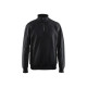 Sweat coton col camionneur 33691158 - Couleur et taille au choix Noir