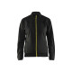 Sweat zippé femme 33942526 - Couleur et taille au choix Noir-jaune fluo