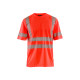 T-shirt haute-visibilité anti-UV 34201013 - Couleur et taille au choix Rouge fluo