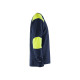 T-shirt manches longues ignifuge retardant flamme Marine/Jaune-Fluo 34571761 - Taille au choix 
