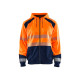Sweat shirt à capuche haute visibilité blaklader zippé classe 2 - Coloris et taille au choix Orange - Marine
