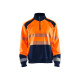 Sweat col camionneur haute-visibilité 35562528 - Couleur et taille au choix Orange fluo-marine
