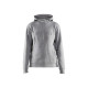 Sweat à capuche imprimé 3D femme Gris-Chiné 35601157 - Taille au choix 
