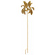 Eolienne en métal laqué ocre antique 