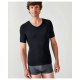Tee-shirt DAMART Manches courtes - Chaleur 3 - Noir - T.L - 37795 
