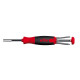Tournevis WIHA LiftUp 70 mm + 6 embouts intégrés - 38596 
