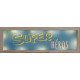 Plaque lumineuse bois et leds super héro 
