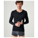 Tee-shirt DAMART Manches longues - Chaleur 3 - Noir - T.M - 38986 