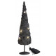 Sapin bois et leds à poser 
