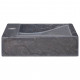 Lavabo 58x39x10 cm marbre - Couleur au choix Noir