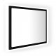 Miroir à LED de salle de bain 60x8,5x37 cm Acrylique - Couleur au choix Noir