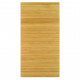 Tapis de bain bambus 50x80 cm marron 