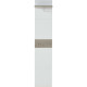 Panneau de porte-manteau 39x29,9x19,46 cm chêne-nelson blanc 