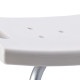 Chaise de salle de bain blanc 150 kg a00602101 