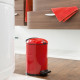 Hailo poubelle à pédale design taille s 4 l rouge 0704-059 