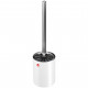 Hailo ensemble de brosse et porte-brosse toilette blanc 0833-820 