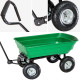 Chariot charrette de jardin 300 kg avec benne basculante outils jardinage helloshop26 0208001 