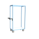 Servante multi-niveaux plateau bois 250 kg - Dimensions au choix 815 x 500 x 1460