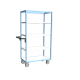 Servante multi-niveaux avec 3 étagères plateau bois 250 kg - Dimensions au choix 815 x 500 x 1460