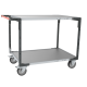 Servante à plateaux tôle galva montée FLAT-PACK™ 400 kg - Nombre de plateaux et dimensions au choix 1115 x 750|2