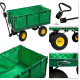 Chariot charrette de jardin main 550 kg outils jardinage avec plateau helloshop26 0208005 