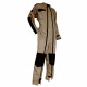Combinaison de travail double fermeture zip "rapido" zinc lma - Couleur et taille au choix Beige